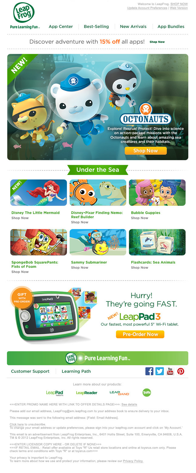 Leapfrog AppCenter Email #2