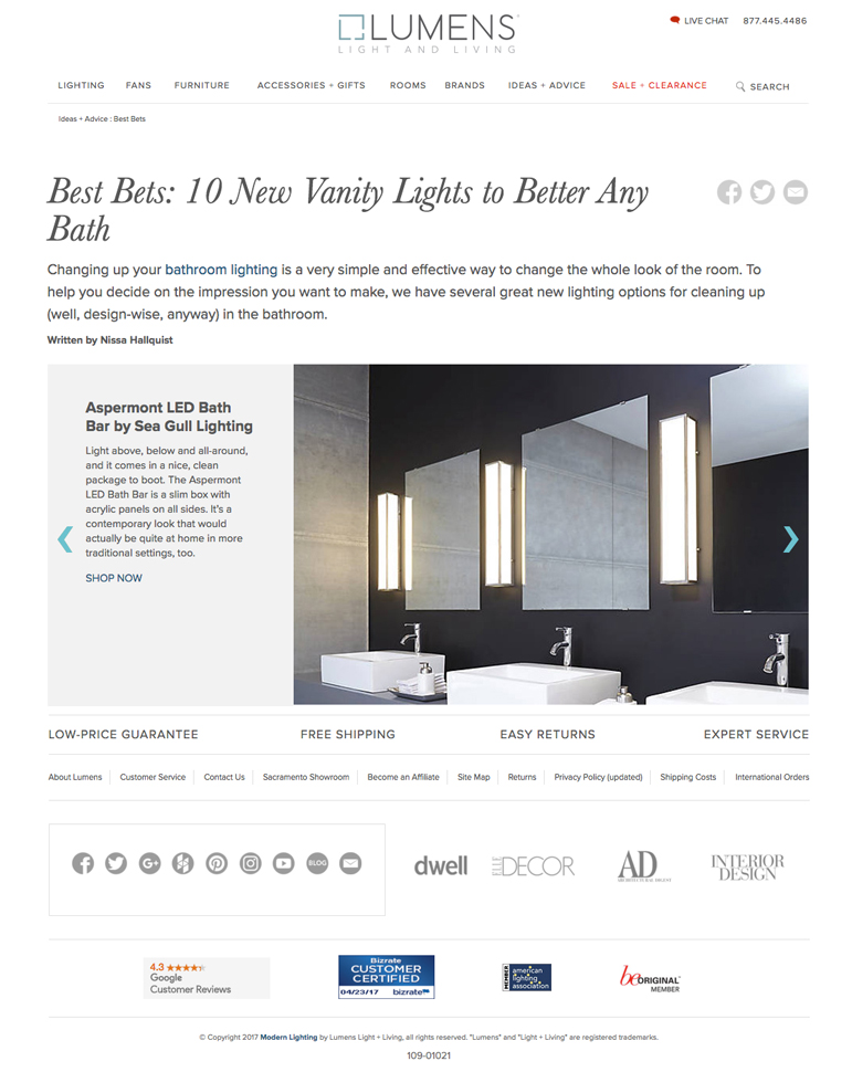 Lumens Lighting Long-form Content